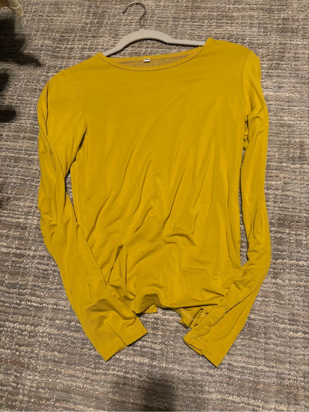 Amazon Women’s Long Sleeve Crewneck Top - Mustard